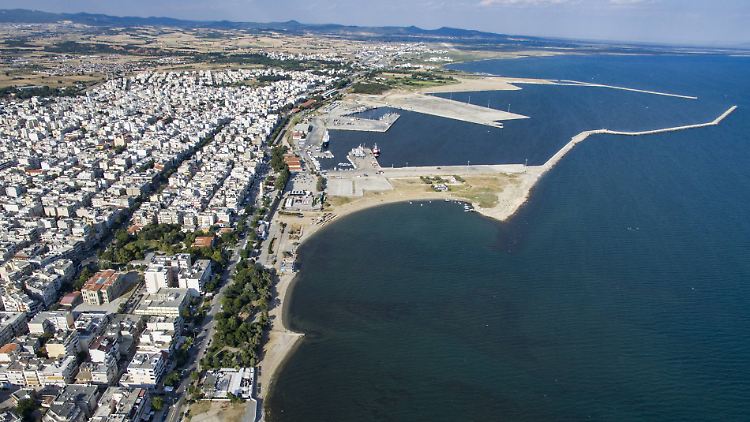 Hafen von Alexandroupolis: Das griechische Flüssiggas-Terminal soll schon im nächsten Jahr fertig sein.