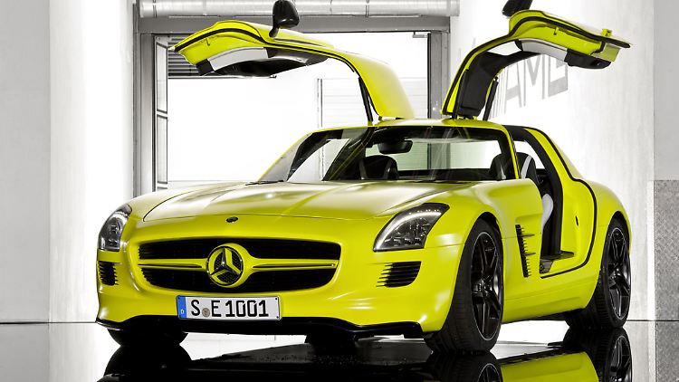 Beflügelt unter Strom: Der Mercedes E-Cell soll ab 2013 zu haben sein.
