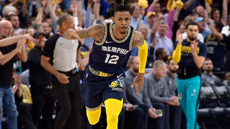 Grizzlies-Star Ja Morant sorgte mit entscheidenden Körben für das bessere Ende für seine Mannschaft.