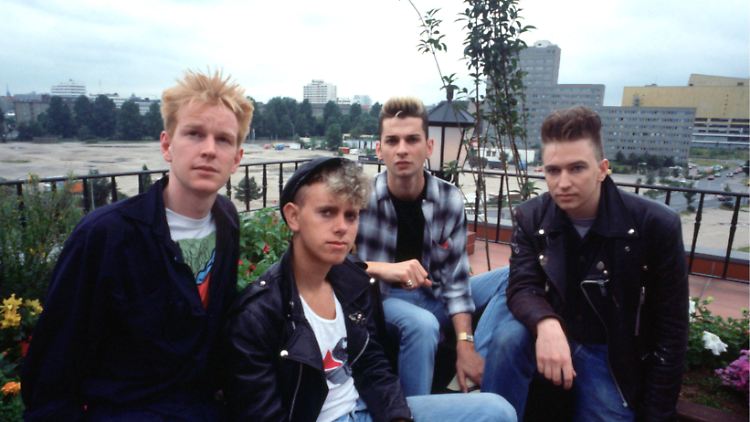 Fletcher, Gore, Gahan und Wilder (v.l.) Anfang der 80er-Jahre.