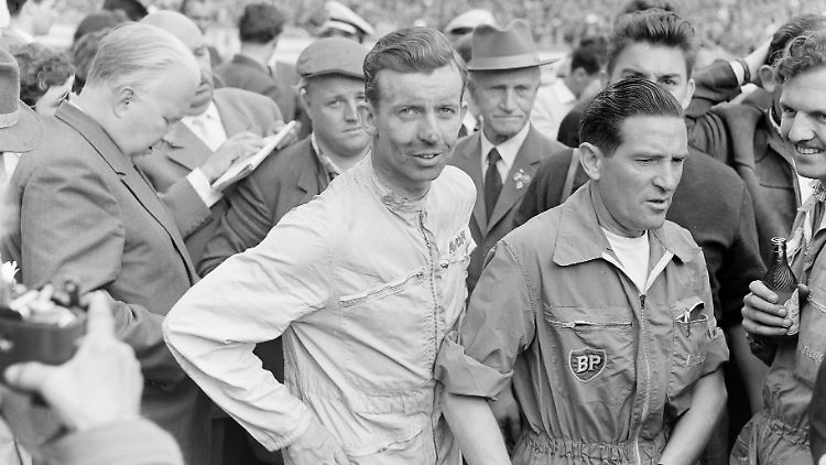 Brooks beim Großen Preis von Deutschland 1958 auf dem Nürburgring.