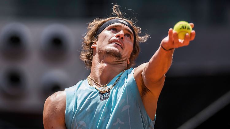 Alexander Zverev freut sich über das Erfolgserlebnis in Madrid.