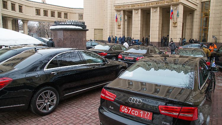 Das russische Außenministerium 2018 - bei den aktuellen Gesprächen soll es um die okkupierten Palästinensergebiete gehen.