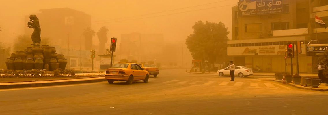 Der siebte Sandsturm binnen eines Monats - durch den Klimawandel könnten es laut Experten in Zukunft deutlich mehr werden.