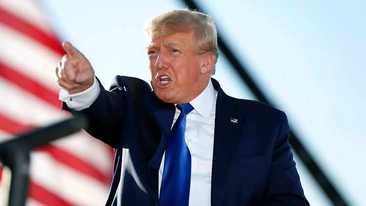 Schreckte offenbar nicht vor Waffengewalt zurück: Ex-US-Präsident Donald Trump.