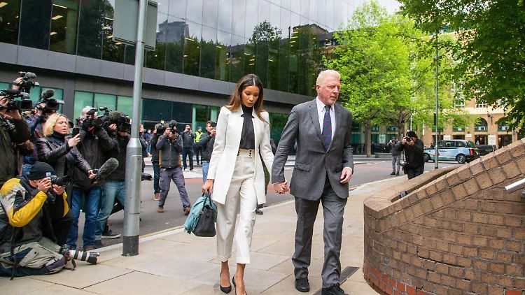Halten auch nach seiner Verurteilung zusammen: Lilian de Carvalho Monteiro und Boris Becker.