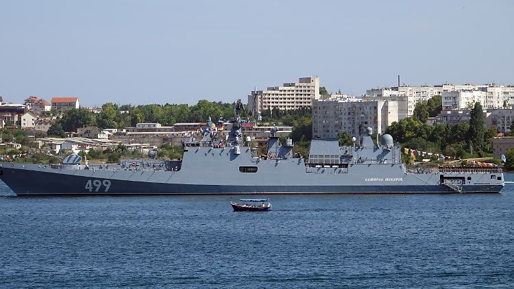 Die Fregatte Admiral Makarow ist eines der modernsten Schiffe der russischen Marine. 