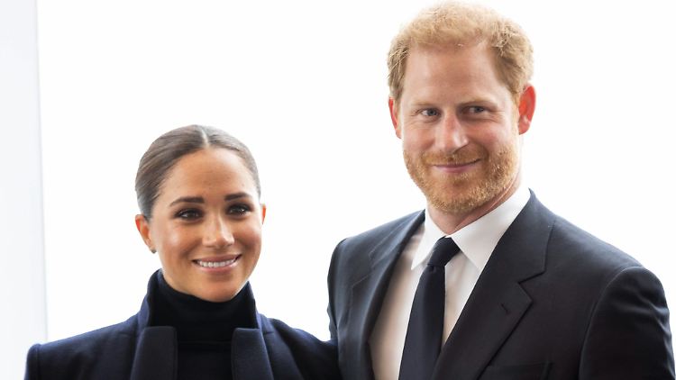 Sind in London angekommen: Prinz Harry und Herzogin Meghan.