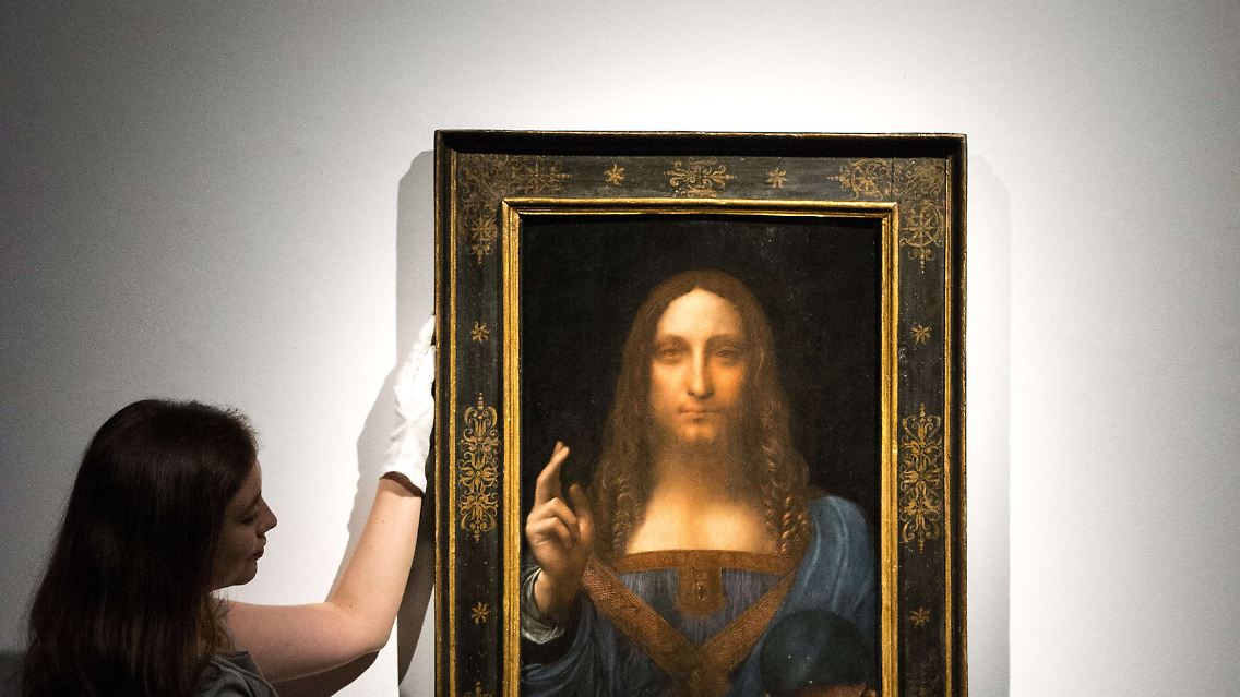 Das mit Abstand teuerste Gemälde der Geschichte ist "Salvator Mundi" des Renaissance-Meisters Leonardo da Vinci.