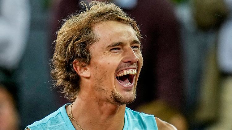 Große Freude bei Zverev nach dem gelungenen Finaleinzug.