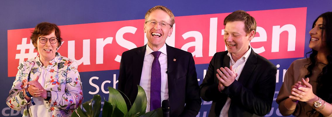 Strahlender Wahlsieger: Daniel Günther