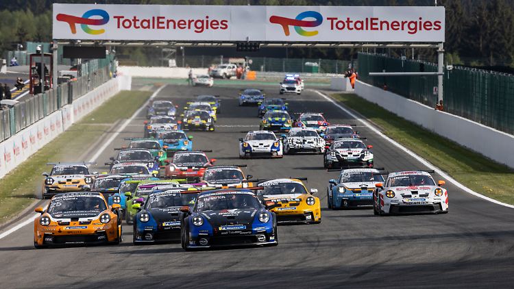 Start: Porsche Carrera Cup Deutschland, Spa-Francorchamps 2022.