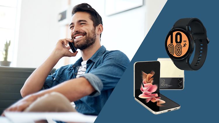 Bei o2 sichert man sich zum Jubiläumstarif Grow das Z Flip 3 und eine Galaxy Watch 4 günstig.