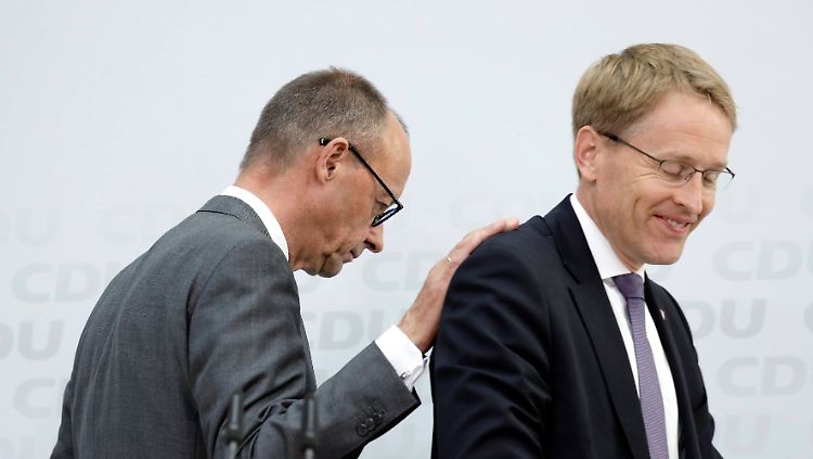 Dank Günther (r.) muss sich Merz wohl in naher Zukunft mit der Q-Frage befassen.