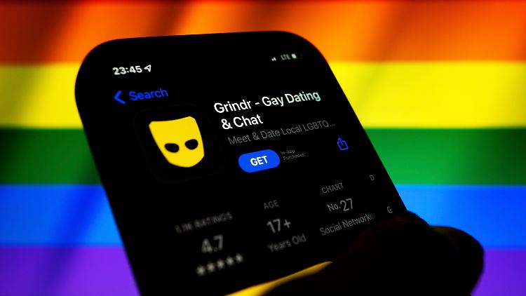 Nach eigenen Angaben ist Grindr "die weltweit größte Social-Networking-App für Schwule, Bi-, Trans- und Queer-Personen".