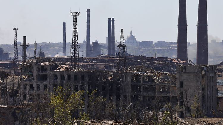 Das Stahlwerk ist zu einem Symbol des Widerstands der Ukrainer gegen den russischen Einmarsch geworden. 