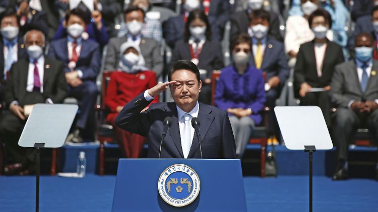 Für Präsident Yoon Suk Yeol steht die Sicherheit Südkoreas an oberster Stelle.