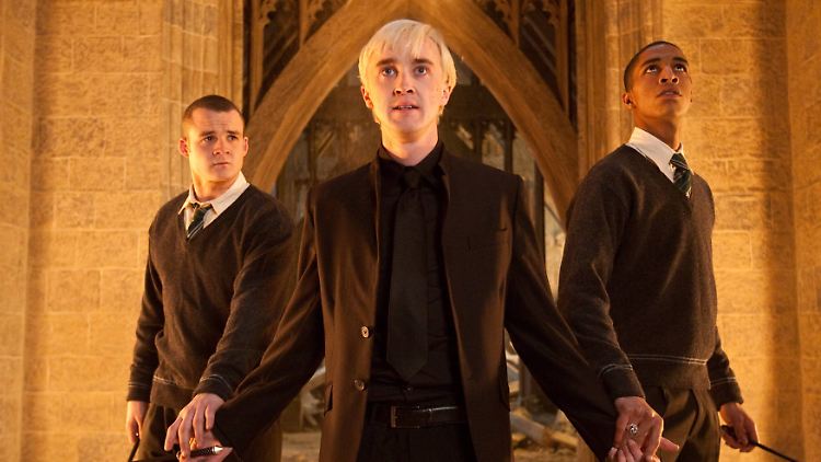 Kein besonders sympathischer Charakter: Tom Felton als Draco Malfoy (M.).