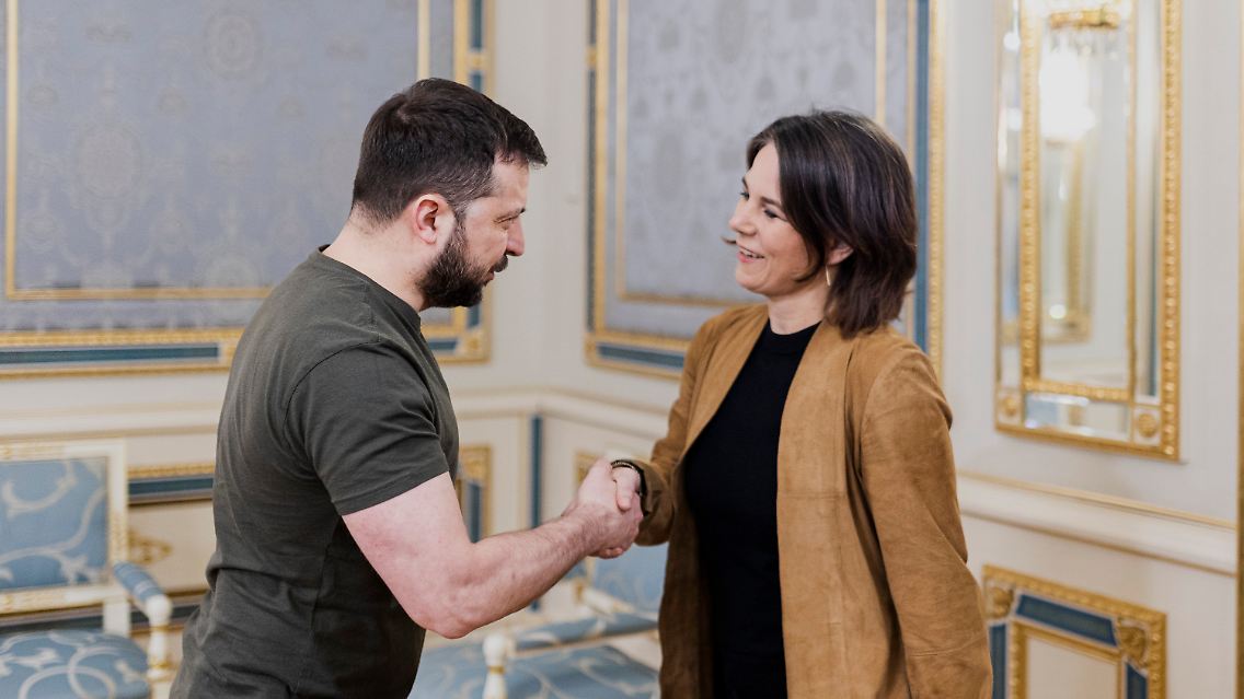 Es sei von großem Wert für das Land, dass sich Deutschland solidarisch zeige mit dem ukrainischen Volk, sagt Selenskyj.