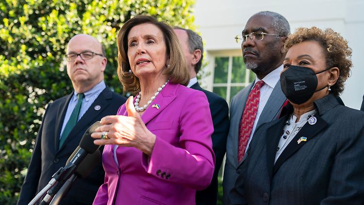 Nancy Pelosi war jüngst mit weiteren Abgeordneten in die ukrainische Hauptstadt Kiew gereist.
