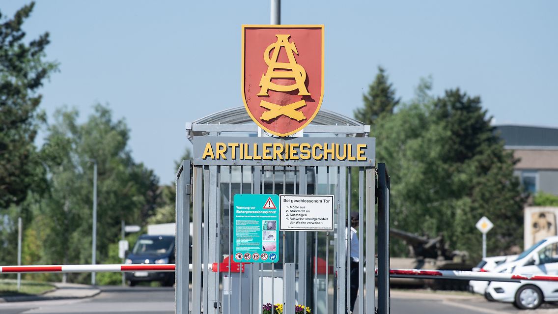 Die Ukrainer erhalten ihre Ausbildung an der Artillerieschule in Idar-Oberstein.