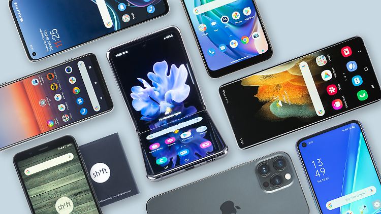 Insgesamt bietet Stiftung Warentest Testergebnisse für 313 Smartphones.