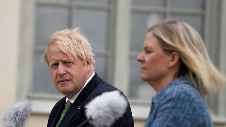 Johnson erklärte, die Sicherheitserklärungen seien keine "kurzfristige Notlösung", sondern ein Symbol der ewigen Versicherung zwischen den Nationen.