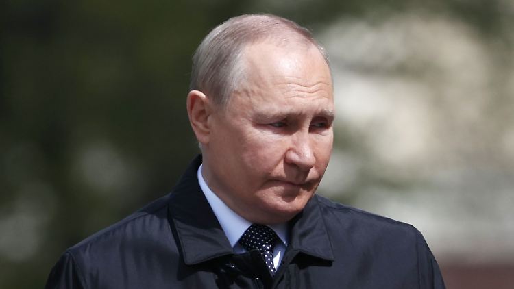 Putin am 9. Mai, dem "Tag des Sieges", in Moskau.