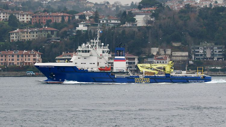 Die "Wsewolod Bobrow" soll durch einen ukrainischen Raketenangriff beschädigt worden sein. 