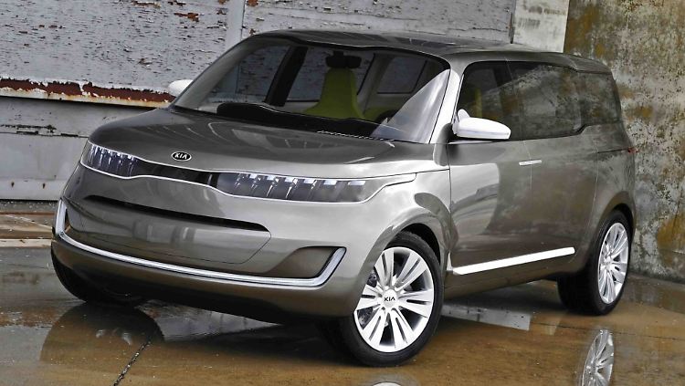 Neue Interpretation eines Van: Der Kia KV7 wird sicherlich einige Aufmerksamkeit auf sich ziehen.