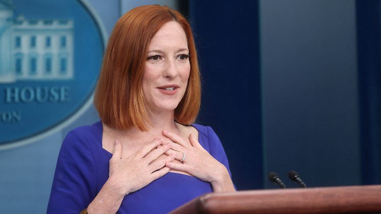 Psaki übergibt ihren Posten als Sprecherin der Biden-Administration nach 15 Monaten.