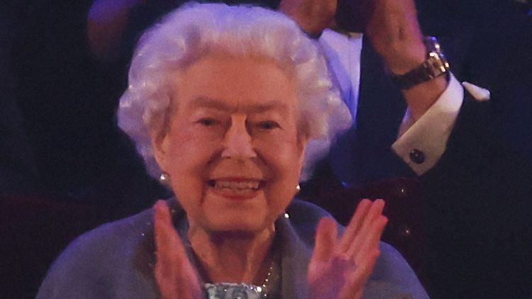 Sie war definitiv amused: Queen Elizabeth II.