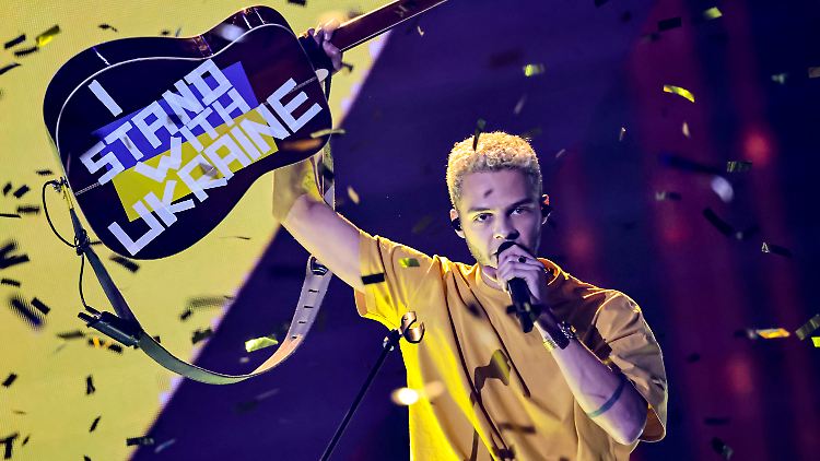 Landete mit seinem Song "Rockstars" auf dem letzten Platz: Musiker Malik Harris.