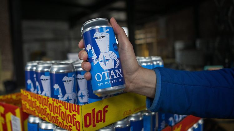 Das Bier kommt von der kleinen Brauerei Olaf Brewing.