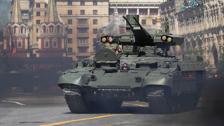 Der BTMP "Terminator" wurde schon häufiger bei Militärparaden gezeigt.
