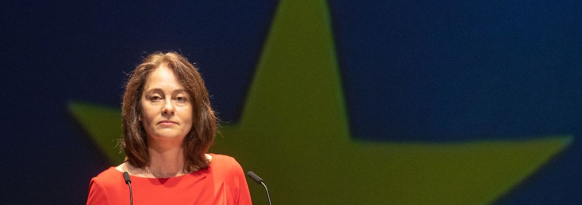 Katarina Barley (SPD), Vizepräsidentin des Europäischen Parlaments.