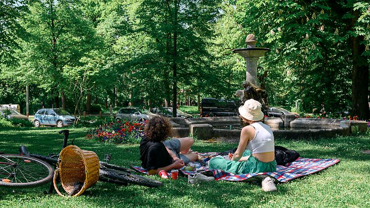 Viele Grünflächen und Bäume können die Temperaturen in Städten im Sommer deutlich angenehmer machen. 