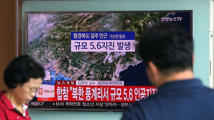Zuletzt hatte Nordkorea 2017 einen Atomtest durchgeführt.