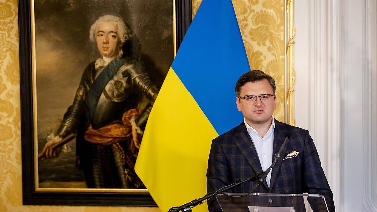 Außenminister Kuleba forderte eine klare EU-Perspektive für die Ukraine.