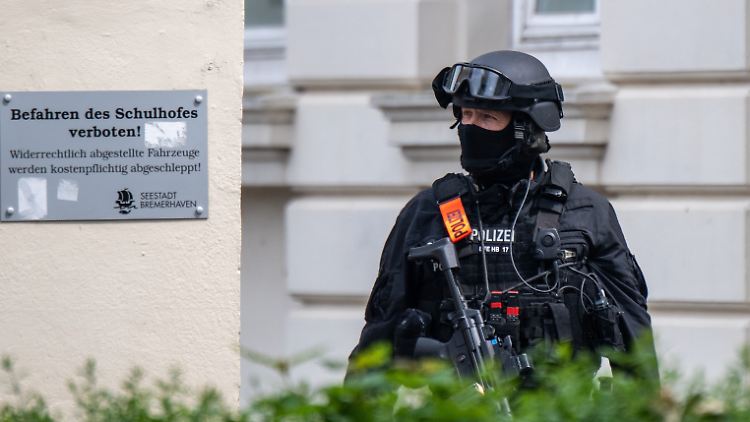 Die Polizei konnte die Lage in der Schule schnell unter Kontrolle bringen. 