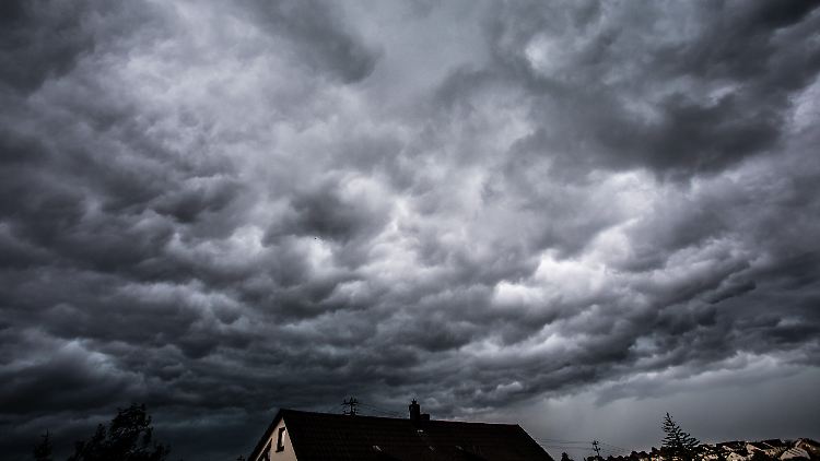 Eine Superzelle verdunkelte im vergangenen Sommer den Himmel über Leutenbach-Weiler zum Stein.
