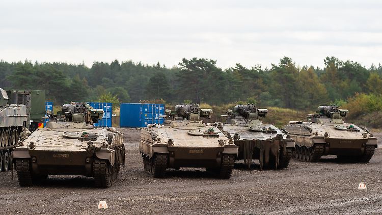 Rheinmetall wartet noch immer auf grünes Licht der Bundesregierung, 100 "Marder" in die Ukraine zu liefern.