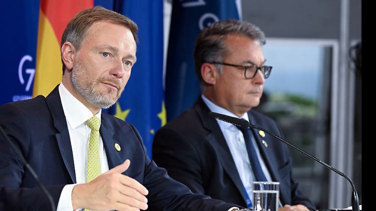 "Wir stehen an der Seite der Ukraine", betonte Finanzminister Christian Lindner.