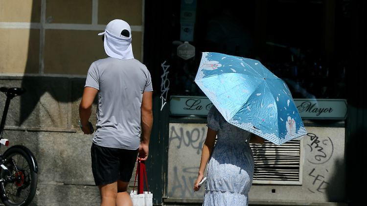 In einigen Regionen Spaniens kletterte das Thermometer über 40 Grad Celsius.