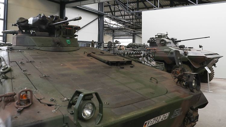 In Deutschland nur noch im Museum zu finden: Panzer vom Typ "Marder".
