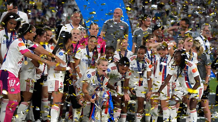 Lyon, nicht Barcelona, konnte in Turin feiern. 