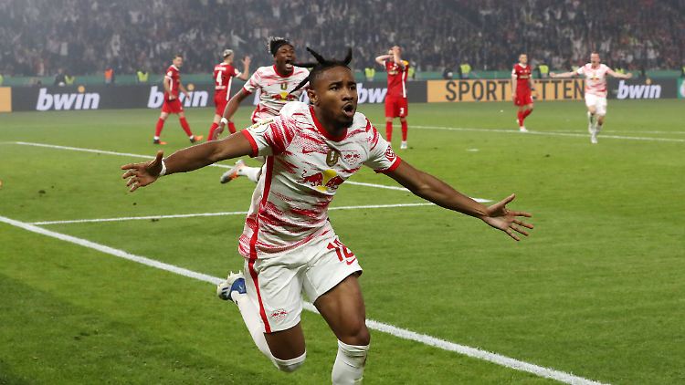 Christopher Nkunku brachte RB Leipzig zurück ins Spiel.