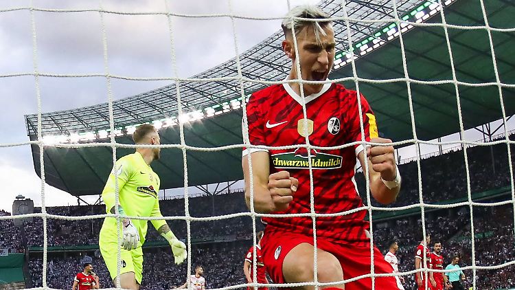Schlotterbecks Jubel in der 24. Minute.