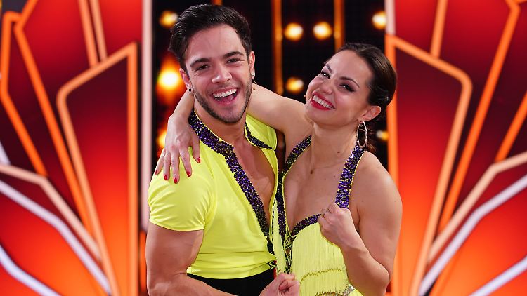 Christina Luft und Luca Hänni lernten sich 2020 bei "Let's Dance" kennen.