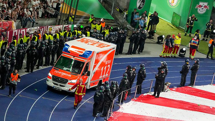 Beim DFB-Pokalfinale kam es zu einem schwerwiegenden medizinischen Notfall.